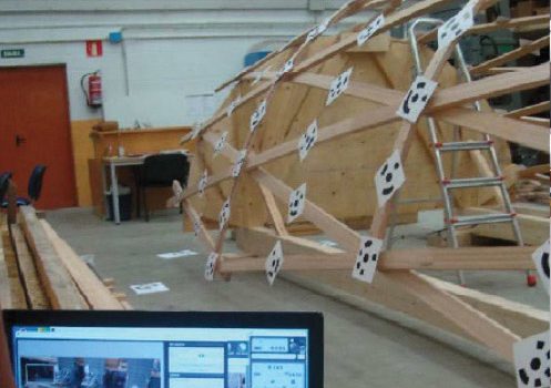 Ortiz-Sanz J, Gil-Campo M, Bastos G, Lara-Bocanegra AJ (2024) Affordable SfM photogrammetry for monitoring of test on full scale timber gridshell structures. Maderas: Ciencia y Tecnología, 26(8):1-14. Q2 (JCR). JIF: 1,576.