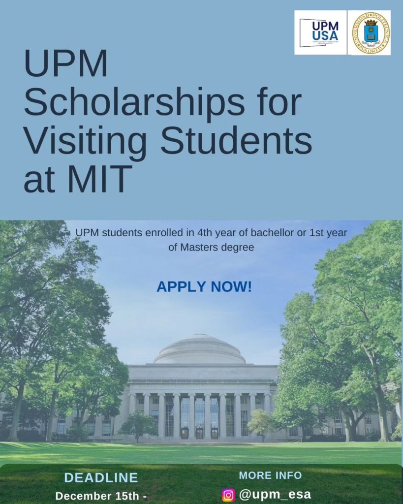 Becas UPM para investigación en el MIT