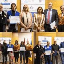 Tres estudiantes de la ETSISI, premiados por el impacto social de sus trabajos de fin de grado