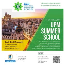 Inscripciones abiertas para la Escuela Internacional de Verano de la UPM