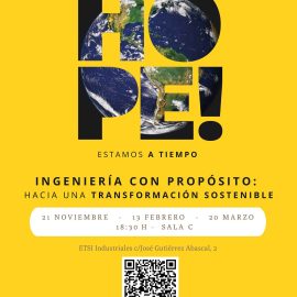 La ETSI Industriales organiza un cinefórum EELISA con la docuserie HOPE: estamos a tiempo