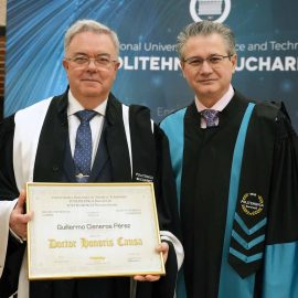 El rector emérito de la UPM Guillermo Cisneros, nombrado Doctor Honoris Causa por la Universidad Politécnica de Bucarest, socia de la alianza EELISA El rector emérito de la UPM Guillermo Cisneros, nombrado Doctor Honoris Causa por la Universidad Politécnica de Bucarest, socia de la alianza EELISA