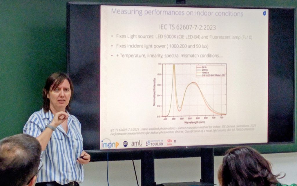 Talk on Indoor Photovoltaics 4