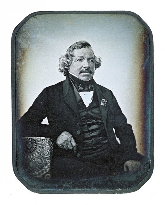 Daguerrotipo de L. Daguerre en 1844 