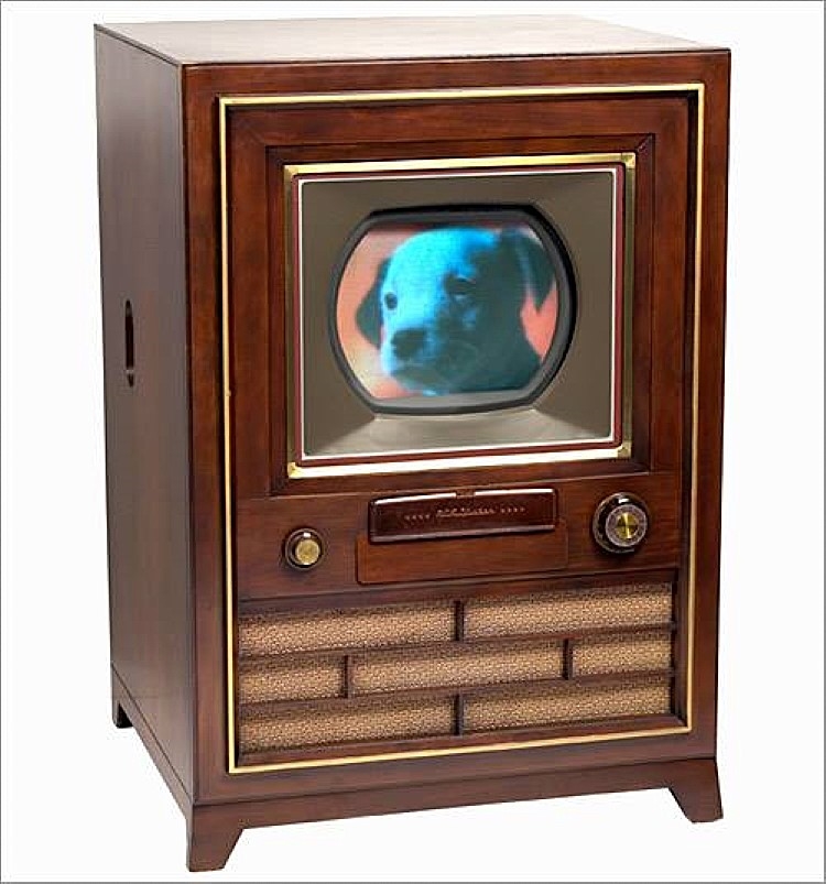 Imagen del primer modelo de Televisión en color de la RCA