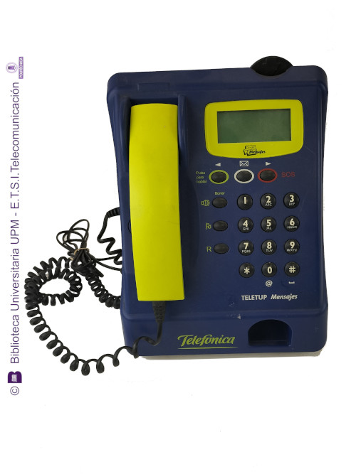 Teléfono de monedas Thomson Teletup mensajes