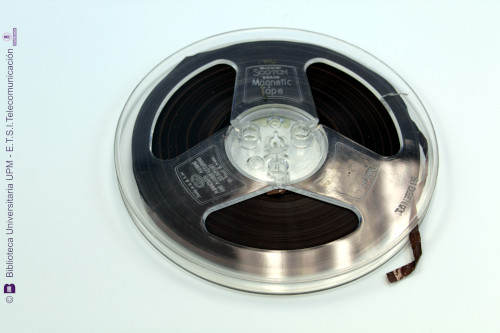 Bobina de cinta magnética Scotch/3M 102-12 poliéster