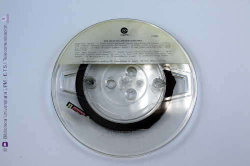 Bobina de cinta magnética Ampex 3 3/4ips