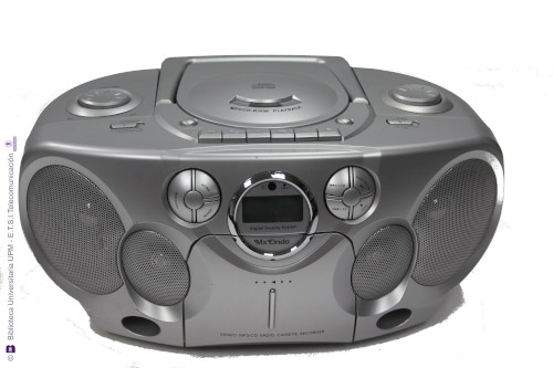 Radiocasete y reproductor de CD/Mp3 Mx-Onda MCP6429Mp3