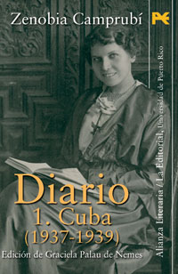 Cubierta de Diario: 1. Cuba (1937-1939). Zenobia Camprubí