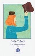 Cubierta de Las tres preguntas. Lev Tolstoi
