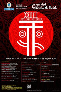 Cartel XXIII Festival de Teatro de la UPM