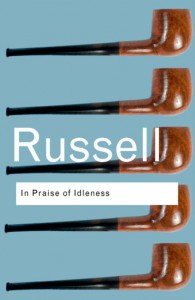 Cubierta de In Praise of Idleness, Bertrand Rusell