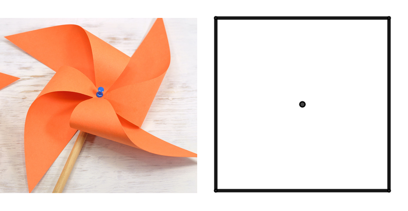 molinillo y cuadrado