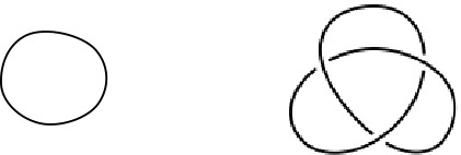 Figura 6: ¿Estás seguro de que los dos nudos que se muestran son diferentes?