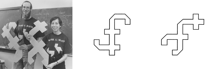 Figura 24: David Webb y Carolyn Gordon, con las dos membranas que tienen los mismos armónicos.