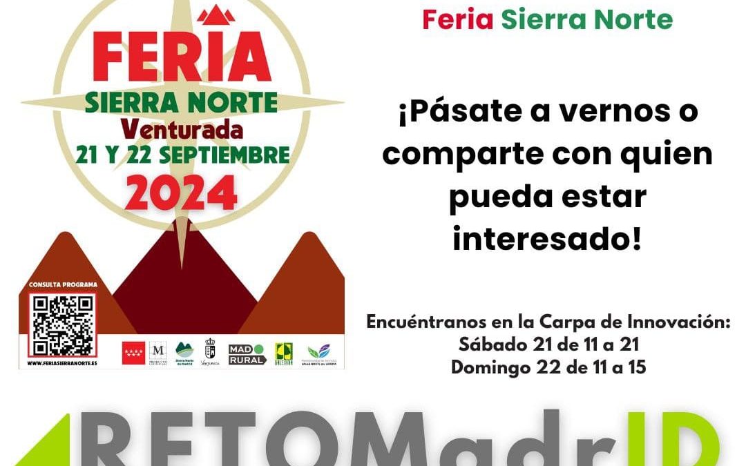 RETOMadrID en la Feria Sierra Norte de Venturada