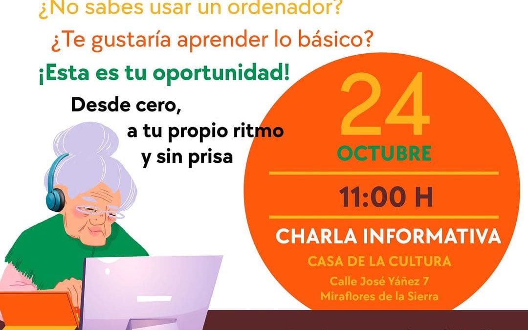 Charla informativa sobre #RETOMadrID en Miraflores de la Sierra