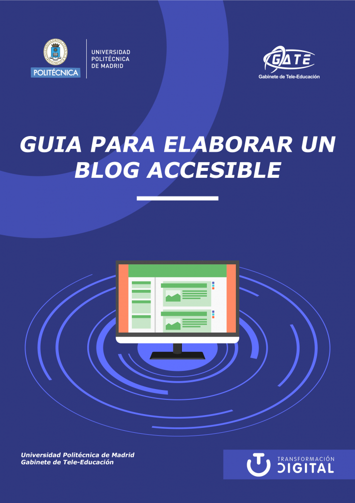 Guía para realizar un blog accesible